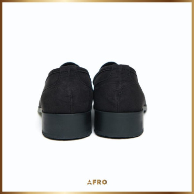 GIÀY LƯỜI DA LỘN PUBLIC GARDEN MŨI VUÔNG THỜI TRANG NAM HÀN QUỐC (2 MÀU) - ĐEN