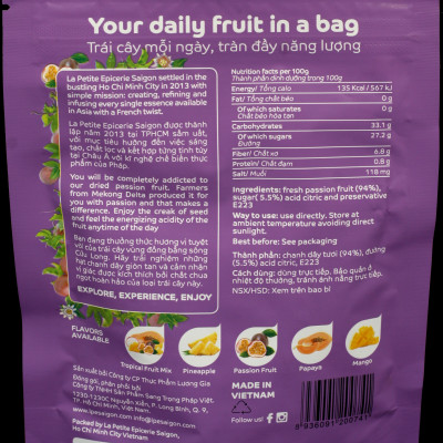 Chanh Dây Sấy Dẻo - La Petite Epicerie Saigon - 100g