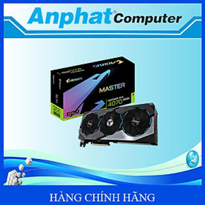 Card màn hình VGA Gigabyte Aorus GeForce RTX 4070 Super Master 12G (N407SAorus M-12GD) - Hàng Chính Hãng