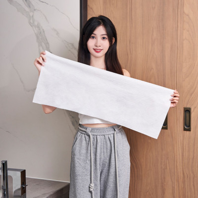 Khăn mặt khô đa năng dùng 1 lần lau khô, lau ướt - Kích thước 72x32 - Cuộn 10 khăn - Hàng chính hãng