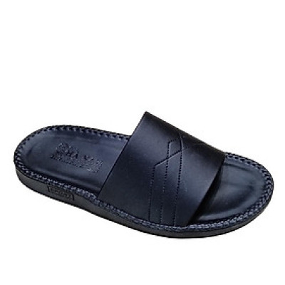 Dép Nam Da Bò HA NAM Đế Siêu Nhẹ Khâu Chỉ Toàn Bộ DNA22032