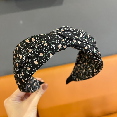 Bờm bản to vintage vải không nhăn cao cấp