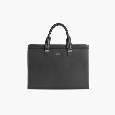 Túi Xách, Cặp Thời Trang Công Sở Nam Da Bò Sanffiano Cao Cấp CDX11 Đen