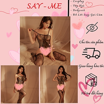 Bộ Bodysuit Lưới Toàn Thân Xẻ Đáy Táo Bạo, Tôn Dáng Tối Đa Và Khơi Gợi Sự Quyến Rũ Tự Nhiên C041