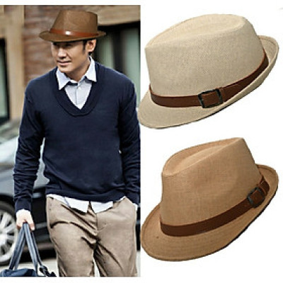 Mũ nón cao bồi phớt đai nâu dona22101601