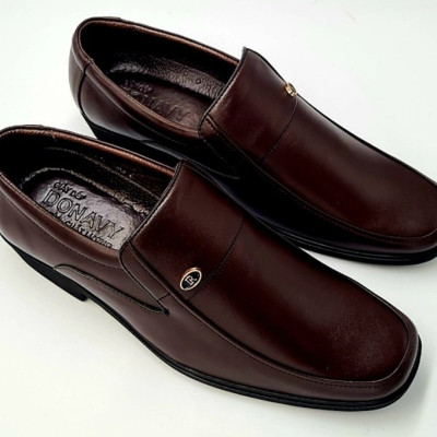 GIÀY LƯỜI NAM DA BÒ 100%, ĐÍNH KHUY R CAO CẤP, DA BÒ NAPPA MỀM MẠI, ĐÉ CAO SU CAO 3CM HỖ TRỢ TĂNG CHIỀU CAO