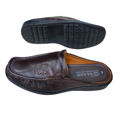 Dép Bít Mũi Nam HÀ NAM Da Bò Thật Cao Cấp GSB20148