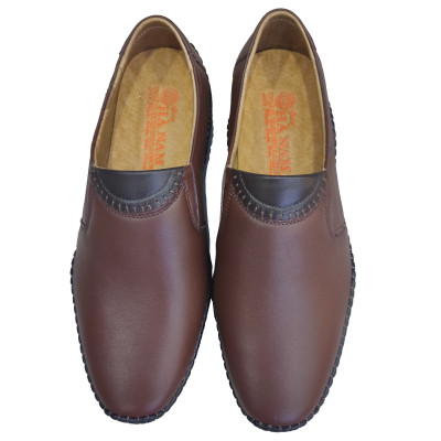 Giày mọi nam da bò thật HÀ NAM cao cấp GM2043