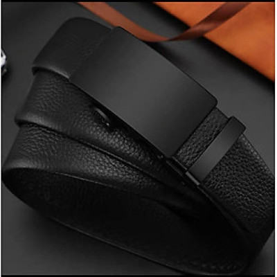 Thắt lưng nam cao cấp, dây nịt nam cao cấp dây da bền bỉ khóa tự động thương hiệu TOPEE phong cách công sở CA56