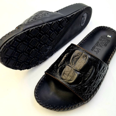 DÉP DA BÒ NAM 100%, QUAI LƯNG CÁ SẤU