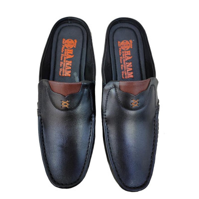 Dép Bít Mũi Nam Da Bò Thật TiTi ĐÔ Cao Cấp GSB20132d