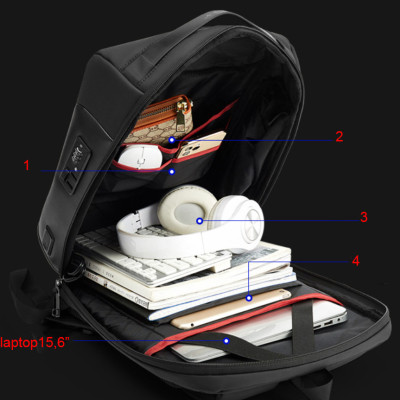 Balo nam du lịch đa năng chống trộm chống nước cao cấp phong cách mới