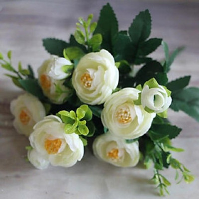 Hoa hồng tỉ muội giả - Bình hoa hồng tỉ muội cắm sẵn - Cây giả, hoa lụa trang trí nhà cửa