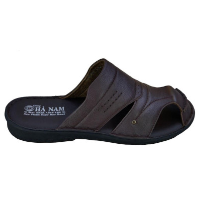 Dép Bít Mũi Nam Da Bò Thật TiTi ĐÔ Cao Cấp GSB2041d