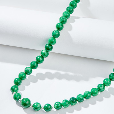 Vòng cổ đá cẩm thạch sơn thủy Ngọc Quý Gemstones