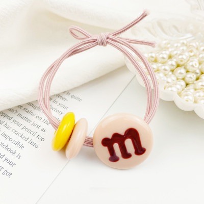 Dây buộc tóc nữ chữ M [Set 5 dây] NASI dễ thương phong cách hàn quốc thun cột tóc nữ co giãn tốt phụ kiện tóc