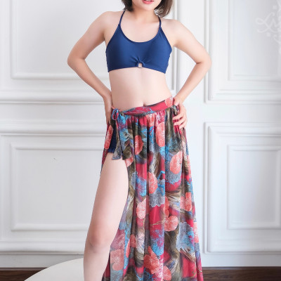 Khăn quấn đi biển LMcation Maya - Hoa nhiệt đới