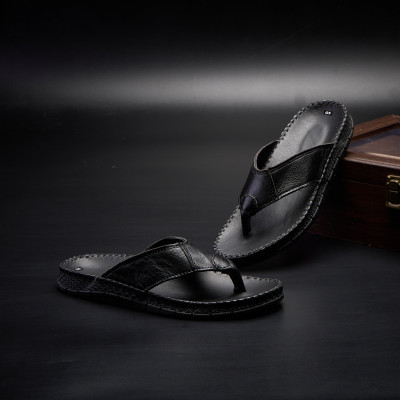 Dép Nam Quai Kẹp Da Bò Sang Trọng Phong Cách Trẻ Trung Tiện Lợi Êm Chân (có bán sỉ)