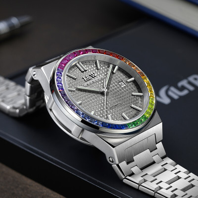 Đồng Hồ Nam I&W Carnival 716G4 Chính Hãng Full Box Chống Nước Kính Chống Xước Dây Thép Cao Cấp BH 60T (Máy Cơ Tự Động)