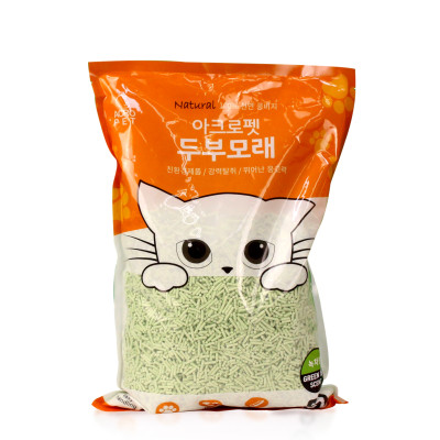 cát vệ sinh cho mèo  đậu nành acropet trà xanh