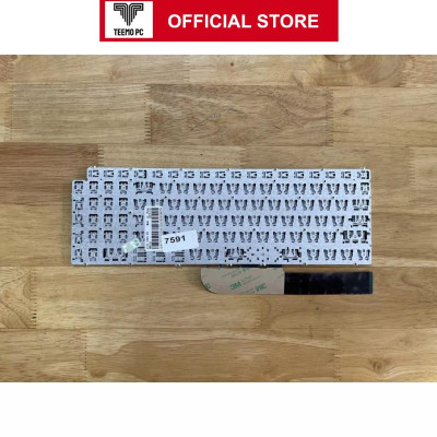 Bàn Phím Tương Thích Cho Laptop Dell Inspiron 5584 5590 5593 5594 5598 7590 7591 Tốt Không Đèn Bạc TEEMO PC KEY69 Hàng Nhập Khẩu