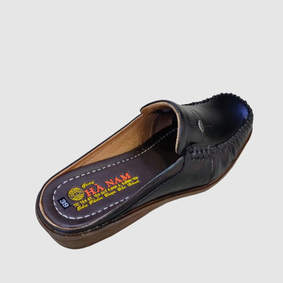 Dép Bít Mũi Nam HÀ NAM Da Bò Thật Cao Cấp GSB20103