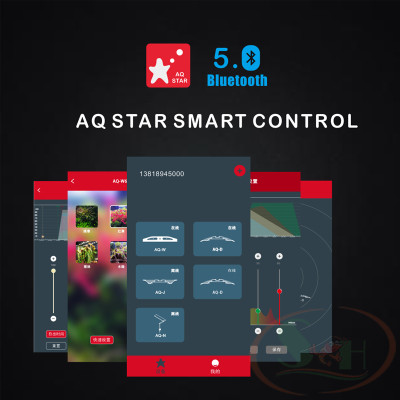 Đèn led LedStar AQ WRGB X series X60 quang phổ trồng cây bể thủy sinh cá tép