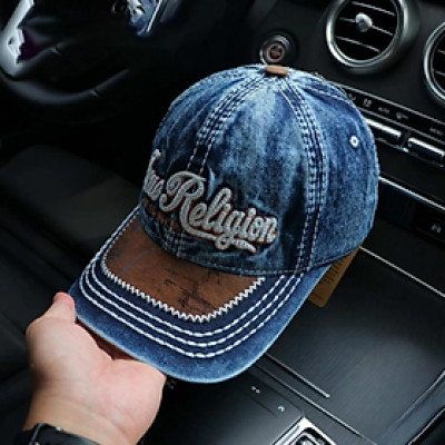 Nón kết, mũ lưỡi trai Ông Địa Style phối vải jeans form đẹp thời trang cao cấp đường phố