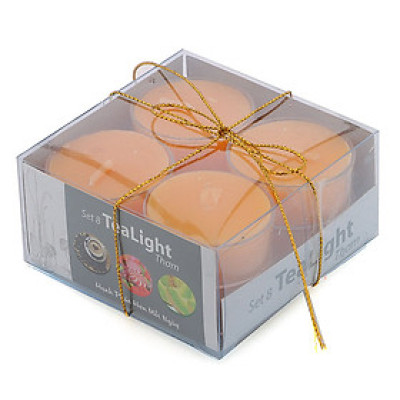 Hộp 8 nến tealight thơm đế nhựa Eden Candle FTRAMART EDC0337, mẫu nến cao cấp thích hợp làm quà tặng