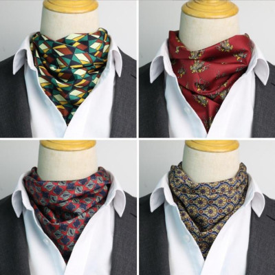 NHIỀU MẪU Khăn Ascot  vuông 60*60cm - Khăn quàng trong áo sơ mi - New Collection