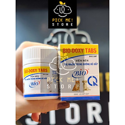 Bio Doxy Tabs – Viên uống Hỗ Trợ Nhiễm Khuẩn Hô Hấp cho Chó Mèo