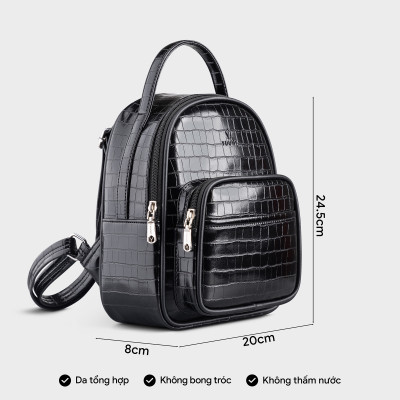 Balo Yuumy ( Thời trang nữ thiết kế tối giản - Balo da Verein YBA83 )