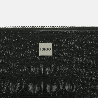 Túi xách công sở da thật cao cấp, túi đeo chéo nam đựng IPAD 9.7 inch họa tiết vân cá sấu nổi bật IDIGO MB1 - 6025