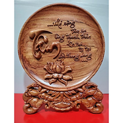 ĐĨA GỖ ĐỂ BÀN - CHỮ TÂM-ĐỨC -PHÚC-NHẪN -THUẬN BUỒM XUÔI GIÓ -MÃ ĐÁO THÀNH CÔNG -ANH HÙNG TƯƠNG NGỘ