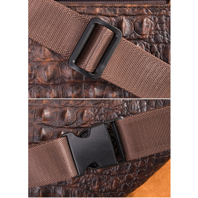 Túi đeo chéo nam DA BÒ THẬT phong cách mới  - BEE GEE DCN9234