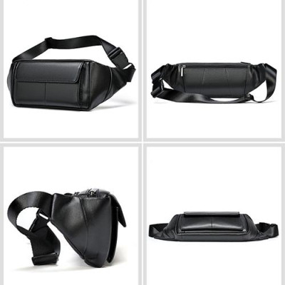 Túi bao tử nam MARRANT BHM7315 Da cừu thật 100%. Đeo bụng, đeo vai, đeo hông, đeo ngực...