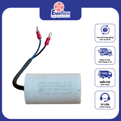 Tụ điện motor Enertech 60mF, 70mF, 80mF
