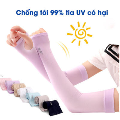 Đôi Găng tay chống nắng đi phượt, chất liệu thun, co giãn tốt, mát mẻ