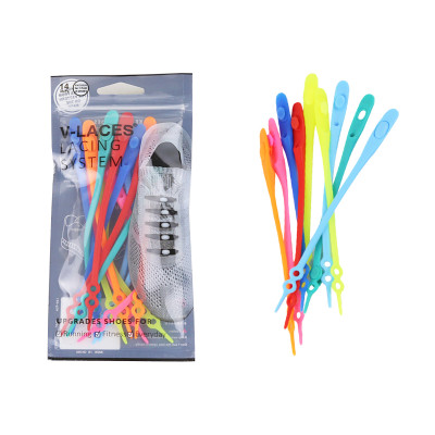 Bộ dây giày Silicone, độ bền cao, tiết kiệm thời gian thắt dây giày, màu sắc đa dạng, thời thượng - Buybox - BBPK351