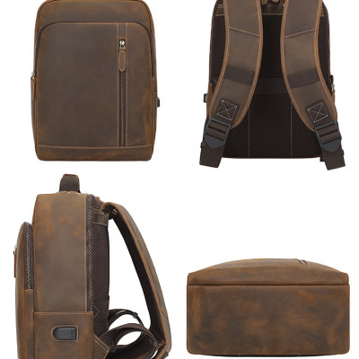 Balo nam DA BÒ THẬT, balo laptop phong cách mới – BEE GEE BLND9048