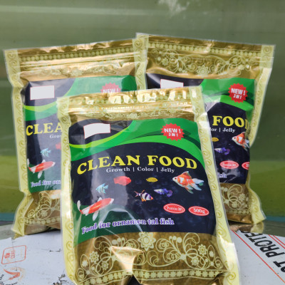 3 Gói Thức Ăn Cá Cảnh, cám Cá Koi hạt nhỡ 3mm (Cho cá size 8cm trở lên) - Nhanh lên size, lên màu, tăng cường sức đề kháng 500Gr