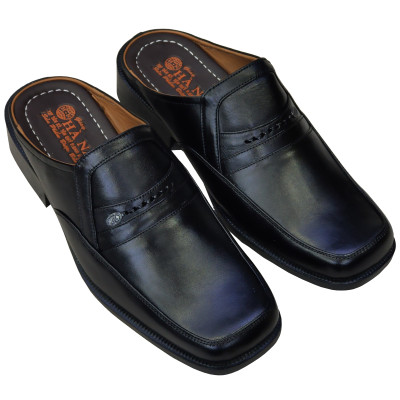 Dép Bít Mũi Nam HÀ NAM Da Bò Thật Cao Cấp GSB2078