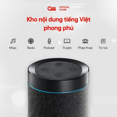 Loa thông minh OLLI MAIKA - Đen Nguyên Bản - Hàng Chính Hãng