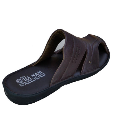 Dép Bít Mũi Nam Da Bò Thật TiTi ĐÔ Cao Cấp GSB2041d