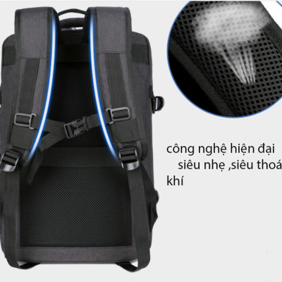 Balo du lịch tích hợp công nghệ cao cấp phong cách mới 15,6"