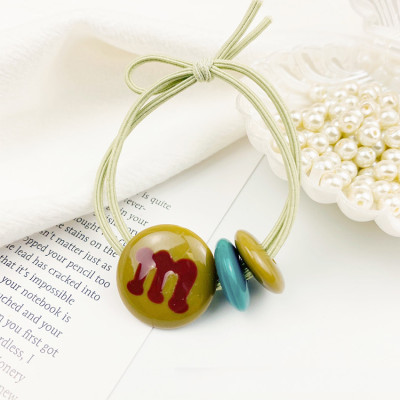 Dây buộc tóc nữ chữ M [Set 5 dây] NASI dễ thương phong cách hàn quốc thun cột tóc nữ co giãn tốt phụ kiện tóc