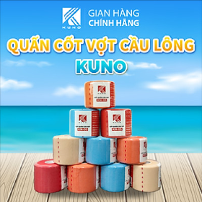 Quấn cốt vợt cầu lông KUNO, bảo vệ cốt vợt cầu lông dài 27m mềm mại, thấm hút mồ hôi