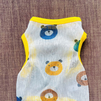 ÁO THUN BA LỖ THÔNG HƠI SIÊU CUTE TỪ 1-7KG DÀNH CHO THÚ CƯNG CHÓ MÈO