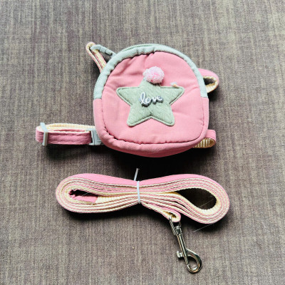 DÂY DẮT DÂY XÍCH BALO NGÔI SAO THÚ CƯNG DÀI 120CM TỪ 0.5-3KG DÀNH CHO THÚ CƯNG CHÓ MÈO