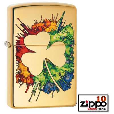 Bật lửa Zippo 49125 Graffiti Clover Design - Chính hãng 100%